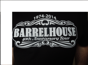 fijne zwarte t-shirts met feest opdruk: 40th Anniversary Tour